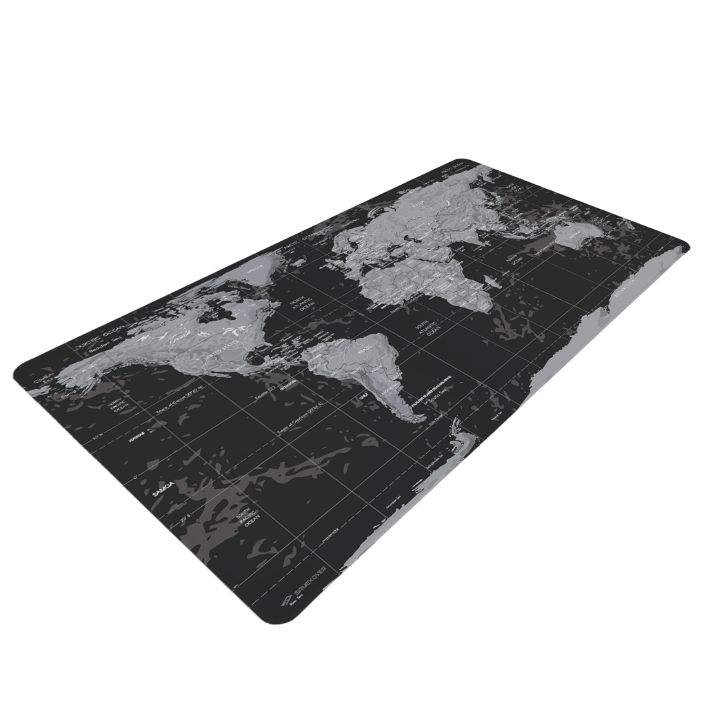 Коврик для мыши 120см Gamekover Карта мира